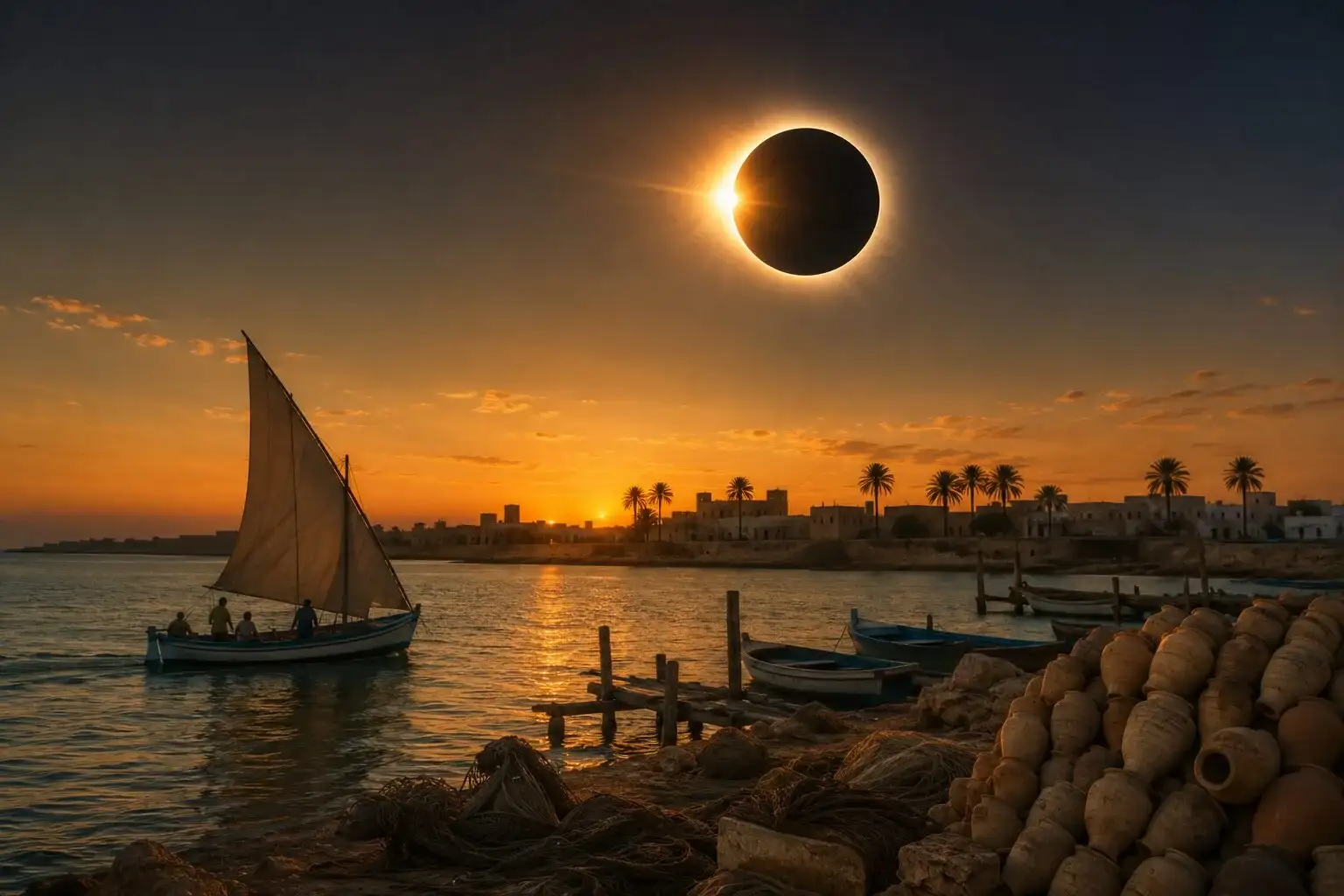 Éclipse solaire totale à Kerkennah : circuit de 9 jours