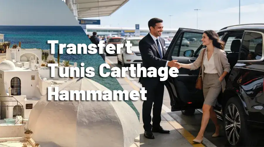 Transfert Aéroport Tunis-Carthage → Hammamet