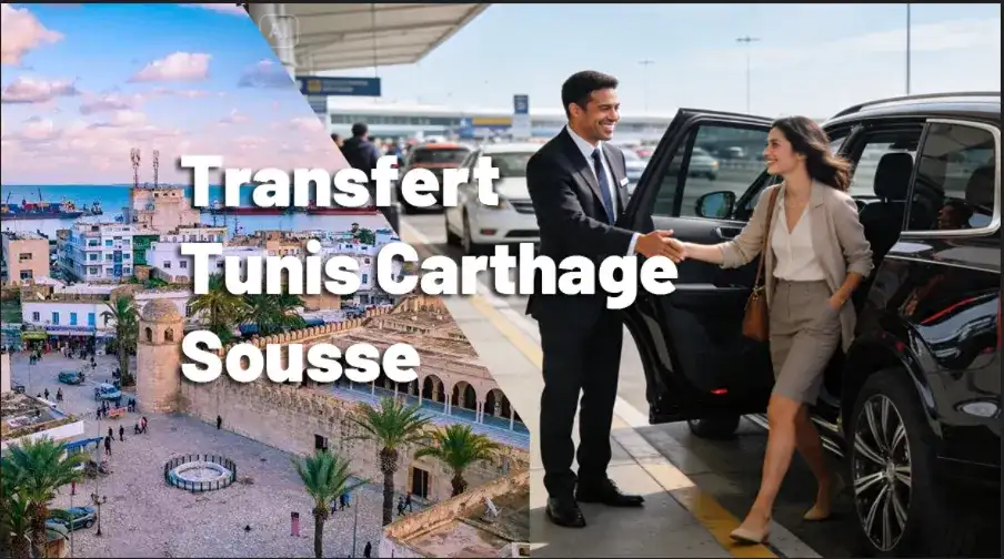 Transfert Aéroport Tunis-Carthage → Sousse